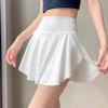 Womens Sports Top Skirt Set Badminton Tennis Running Yoga Quick Dry Athletic Wear