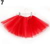 Dětská Dívčí Roztomilá Nadýchaná Tylová Spodnička Tutu Sukně Baletní Taneční Kostým