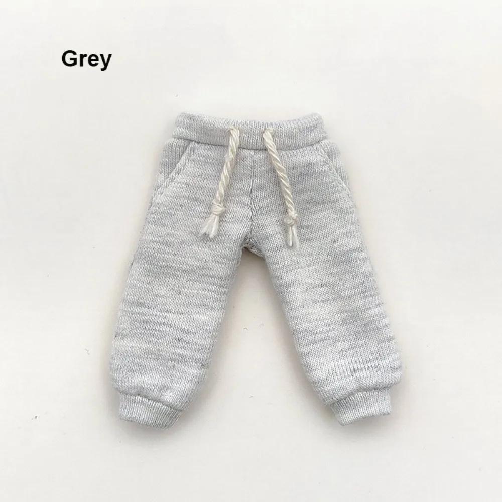 

Fashion Doll Long Pocket Sport Trousers Pants Clothes For Ob11 Obitsu11 1/12 Bjd Dolls Accessories Doll Leisure Rope Clothes