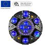European Warehouse150w 6-Arm Rotatable Bee Eye Moving Head Light Central Matrix Beams RGB Halo Ring DMX512 DJ Light for Stage