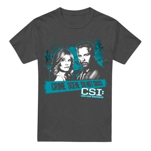 CSI Unisex Adult Cross the Line T-Shirt