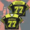 2026 Damen Aespa NINGNING "Lemonade" Amerikanischer Stil Cropped Trikot Atmungsaktiv Lässig Streetwear Kurzarm Kpop Fans T-Shirt