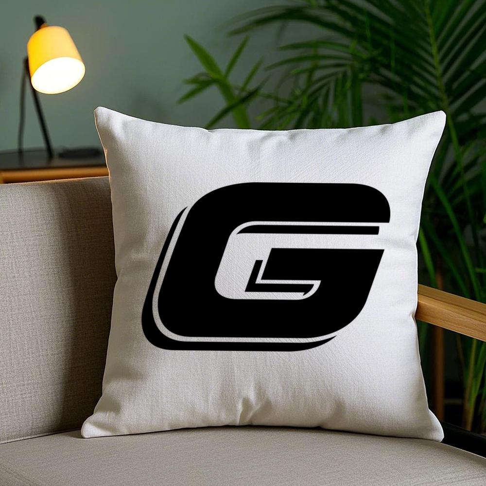 Motorcycle G-Gasgas Cushion Cover Plush Fabric Soft Double-Sided Printed Invisible Zipper Sofa Pillow Case Home Decor