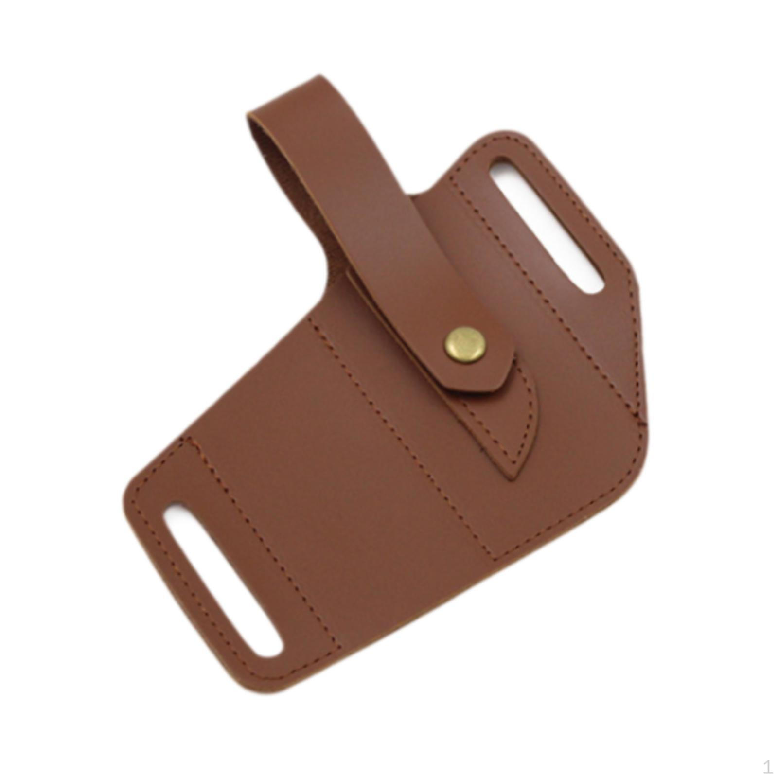 

Кожаный пояс для инструментов для разнорабочего коричневый