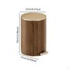 Poubelle en grain de bois, élégante corbeille à papier toilette portable, poubelle pour