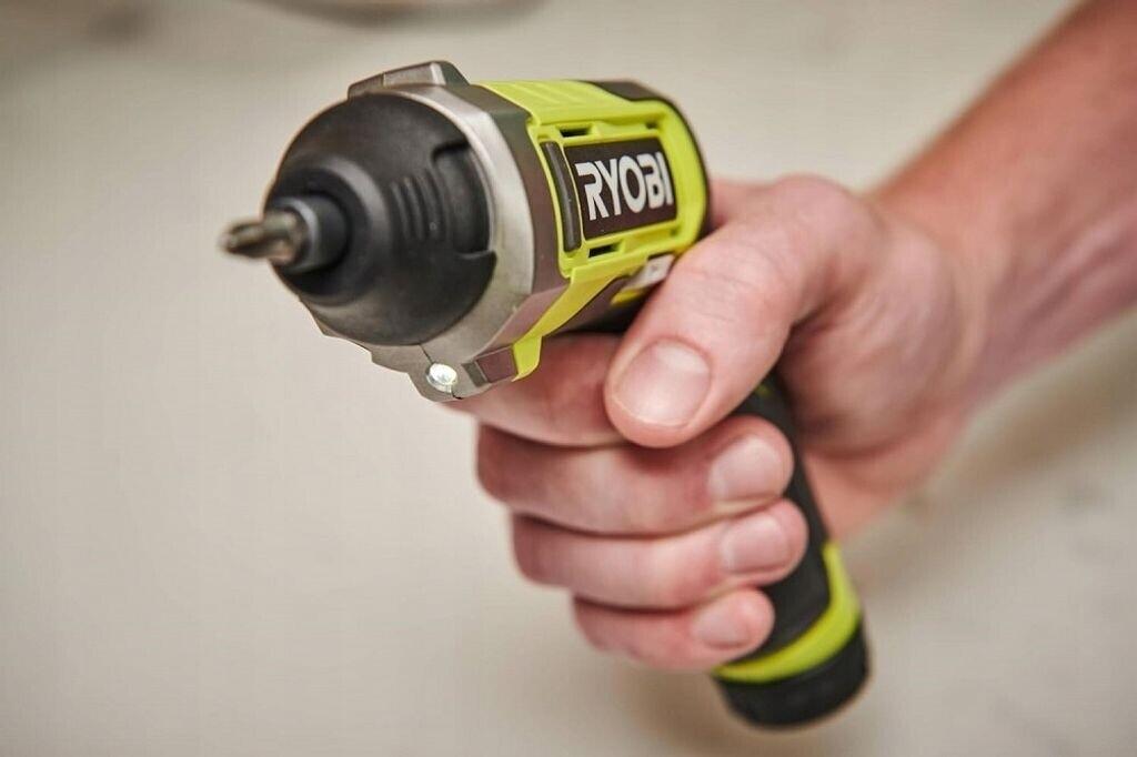 Mini Screwdriver Ryobi ERGO RSD4-120TRSD4-120TA2 (1x 4V 2.0 Ah + 2 Attachments)