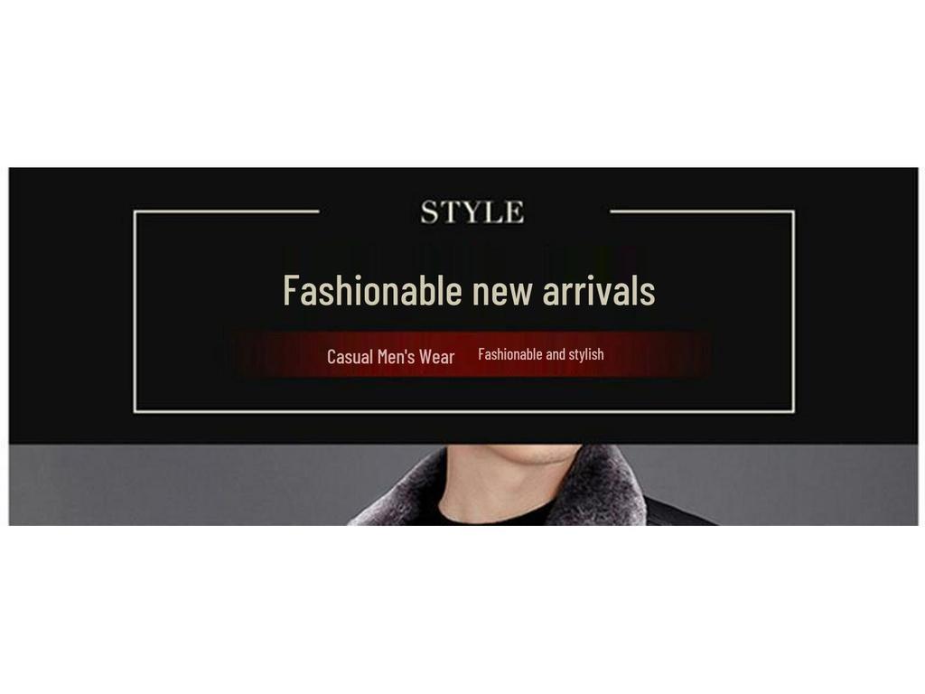 High-Quality Autumn & Winter Large Size Leather & Fur Jacket for Men