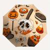 1pc Halloween Pumpkin Ideas Automatic Opening and Closing Umbrella - Small Umbrella Suitable for Various Occasions, Portable 3-Fold Small Umbrell
