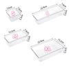 Under-Desk Transparent Compartmented Cutlery Storage Box Set