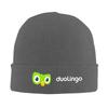 Duolingo Owl Duo  Winter Skullies Beanies Hat Warm Autumn Knitted Hats Bonnet Caps for Women Men