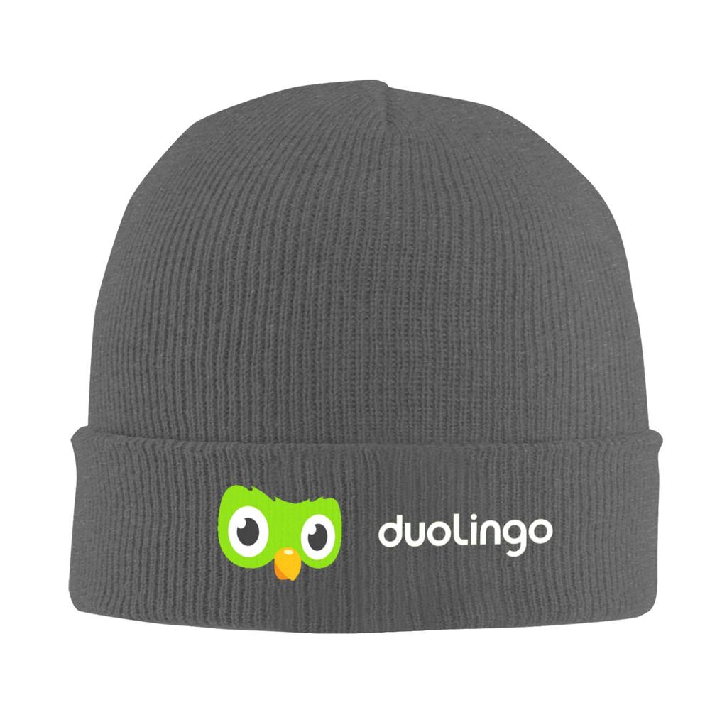 Duolingo Owl Duo Winter Skullies Beanies Hat Warm Autumn Knitted Hats Bonnet Caps for Women Men
