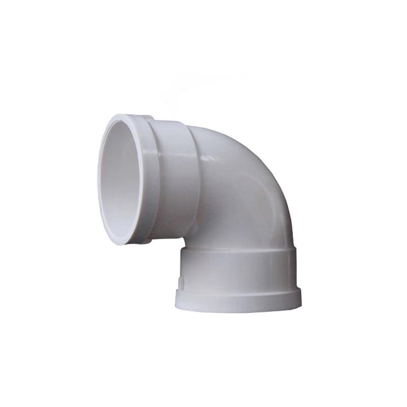 Wolf's Kiss PVC 90-Degree Drain Pipe Elbow Fitting