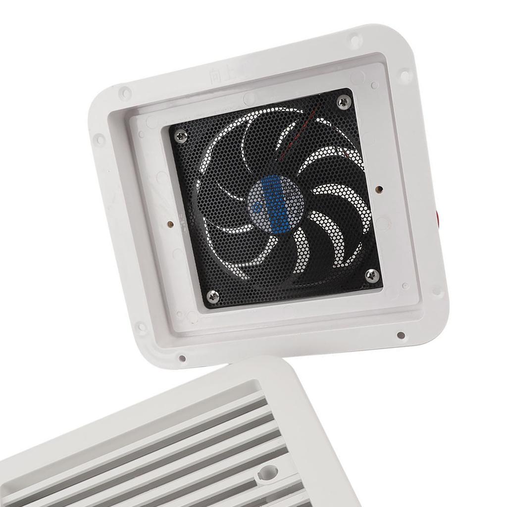 RV Kitchen Vent Fan RV Side Vent Fan 1 Way Strong Wind 3000rpm 24V Exhaust Fan for Trailer Boat Yacht Kitchen Bathroom