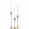 Sturdy Metal Construction Vintage Candlesticks Conical Candlesticks