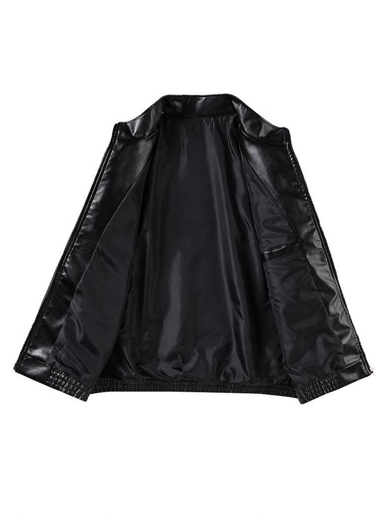 Unisex Waterproof PU Leather Racing Jacket: Embroidered American Motorcycle & F1 Suit for Autumn/Winter Riding