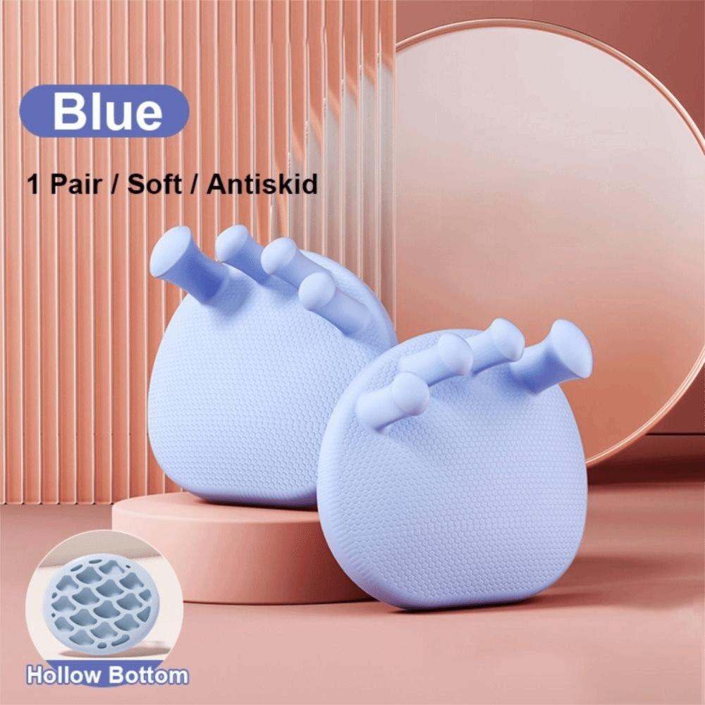 

2 Pcs Foot Toe Corrector Arch Foot Trainer Thumb Valgus Corrector Plantar Correction синий