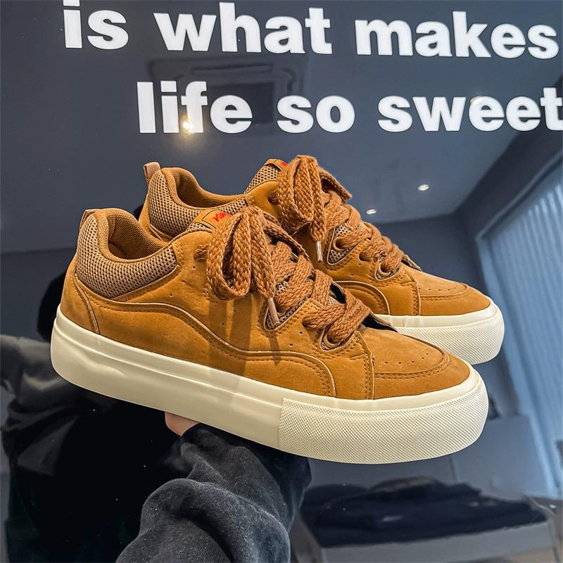 Sub New Bread Shoes Tide Skateboard Shoes Niche Design Hong Kong Style Angola Red