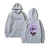 Bleach Anime Hooded Pullover Unisex Front Logo Back Character Graphic Sweatshirt Men Women Vintage Anime Fan Printed Y2K Streetwear Casual Top