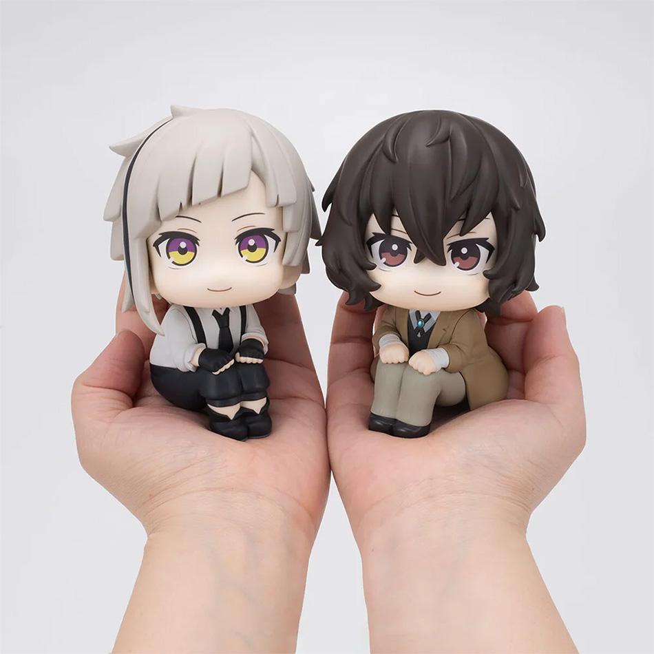 Figurină Anime Bungou Stray Dogs 9.5cm Versiune Q Dazai Osamu Figurină de Acțiune Nakashima San Figurine Model de Colecție PVC Păpuși Jucării