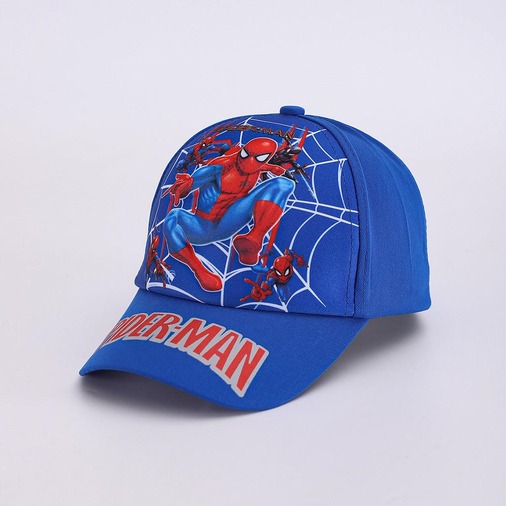 Spider Man Pattern Cartoon Kids Baseball Cap With Sunshade For Spring Outdoor Play