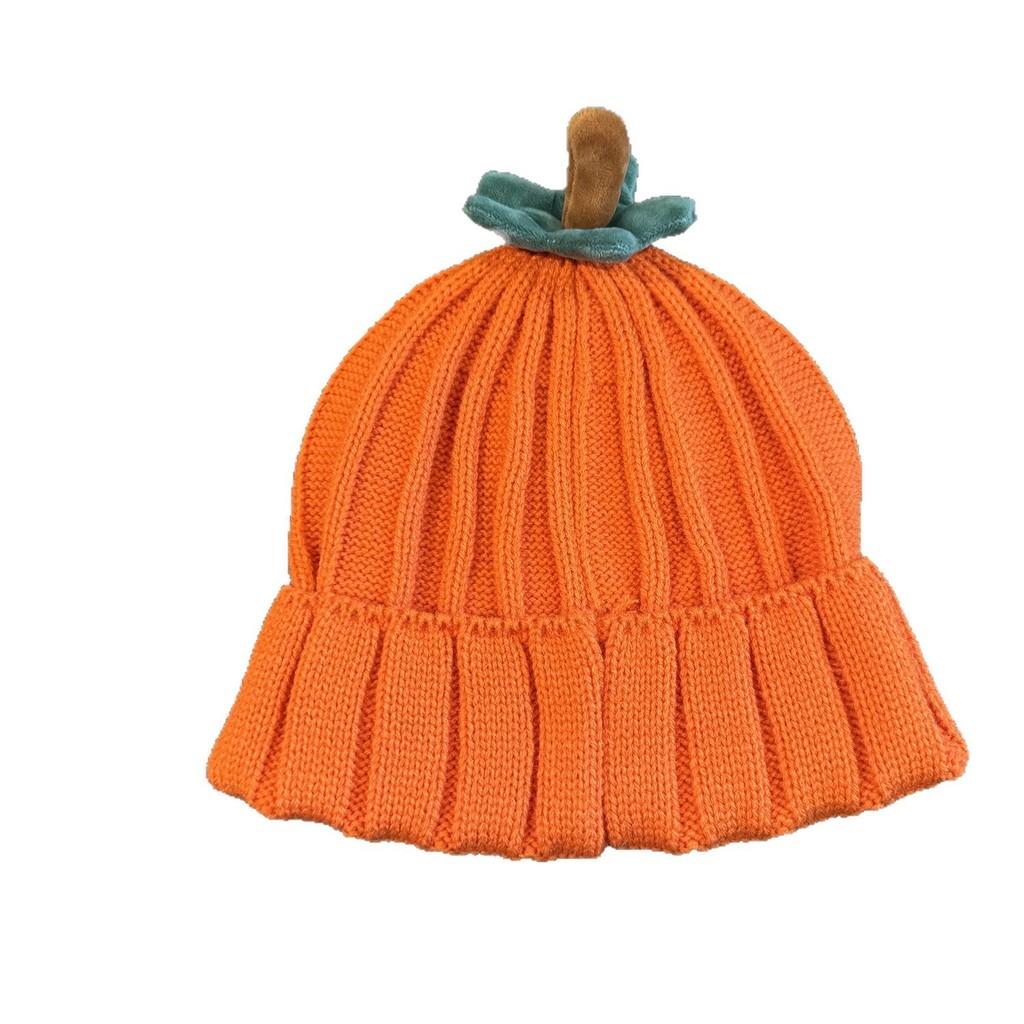 With Hat Knit Pumpkin Appearance Design For Autumn Winter Fashion Womens