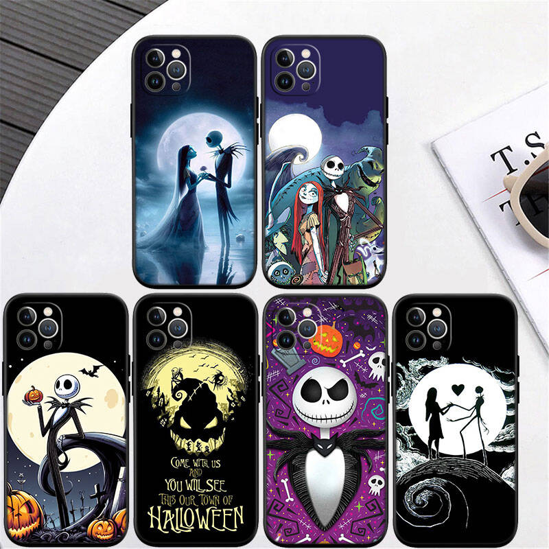 RT51 Jack Skellington Case for Samsung Note 20 10 S25 S26 Plus Ultra Lite FE A51 A52 A53 A71 A72 A73 M20 M30 M21 M31 M51 A11 A70 A56 A26 A27