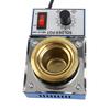 300W 100mm 1200g Soldering Pot Stainless Steel Solder Pot Compact Temperature   Solder Bath for Welding and Soldering