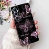 Für Realme C65 4G 2024 Hülle Weiche Silikon Bunte Schmetterling Hülle Für Realme C 65 C65 Fundas RMX3910 Vollständige Schutzhülle