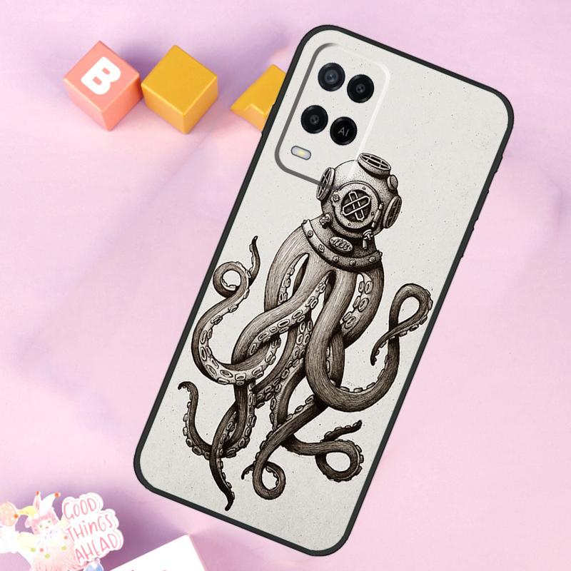 Scuba Diver Mask Diving Case For Oppo A60 A80 A40 A15 A16 A17 A57 A94 A74 A54 A76 A96 A18 A38 A58 A78 A98 A5 A6 Pro