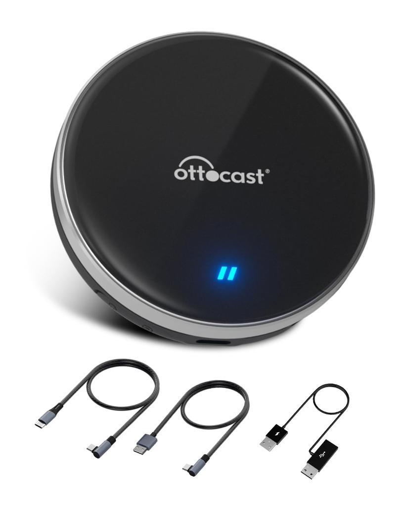 Ottocast OttoAibox P3 Lite Ottocast new model CarPlay AI Box 4GB storage Android 12 Android terminal compatible Car navigation Watch videos in the car