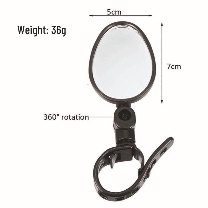 Espelho Retrovisor HD Dobrável para Bicicletas e Motocicletas