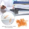 Schattig Ontwerp 3 Doosjes Paperclip Metaal Sinaasappelvormige Paperclip Draagbaar Ontwerp PET Gecoat Draad Kleine Paperclip Huis