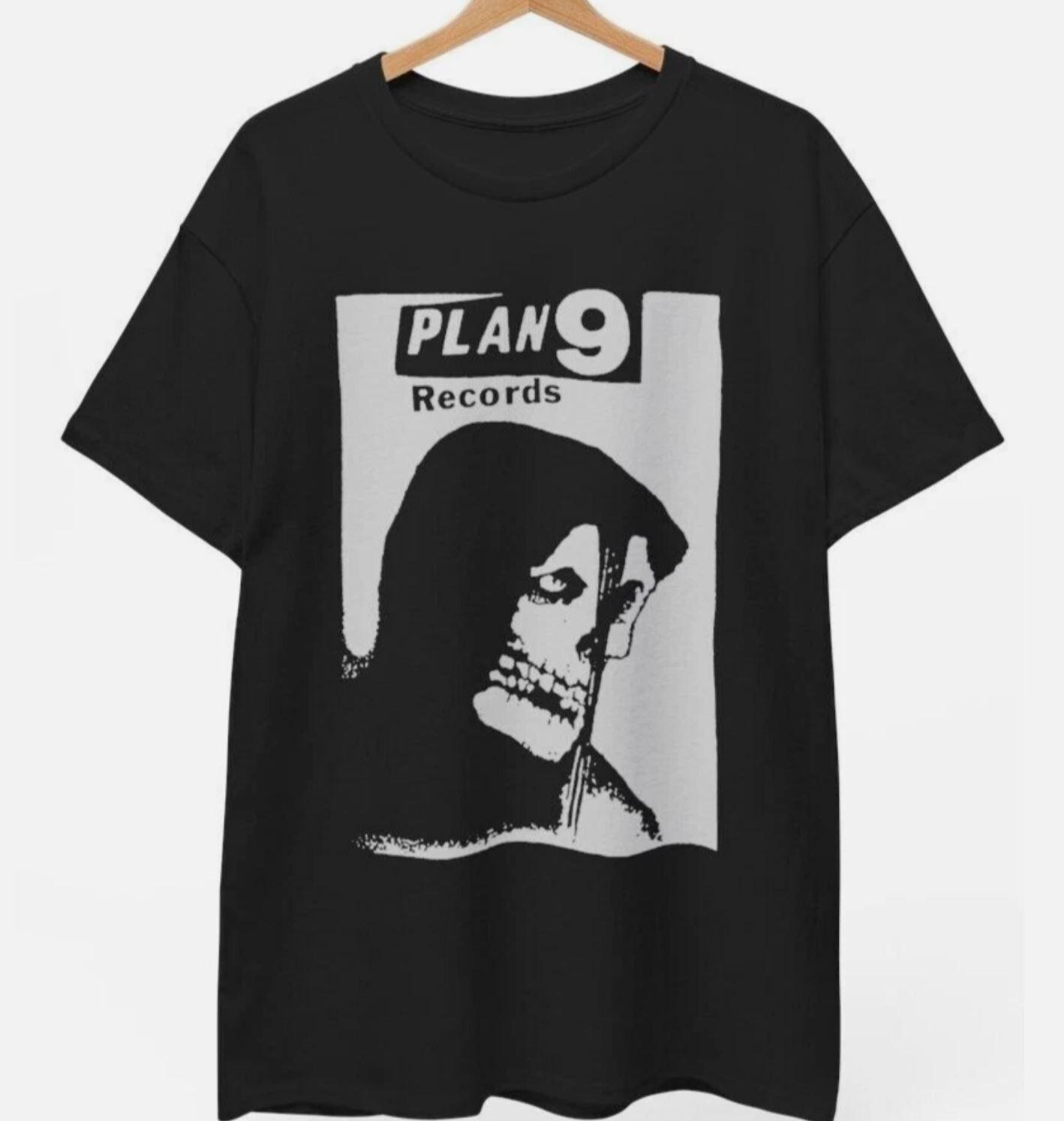 

Футболка Plan 9 records, Misfits, Samhain, Danzig, Black Flag, Circle, Унисекс футболка M