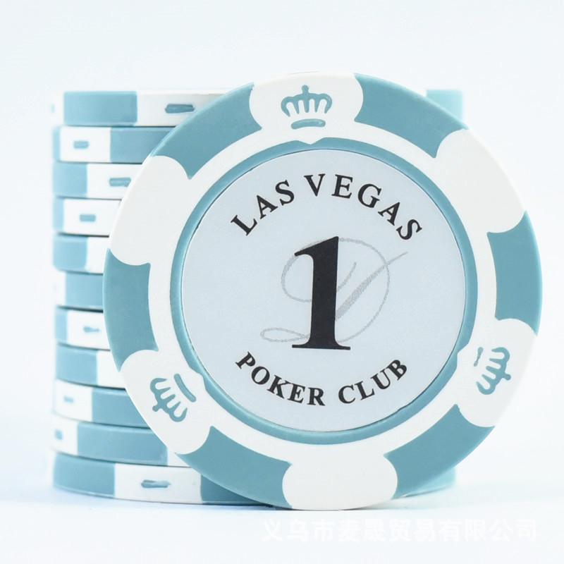 Clay Crown Texas Hold'em Mahjong Chips Set with Iron Inserts, Aluminum Case, Guandan Tablecloth