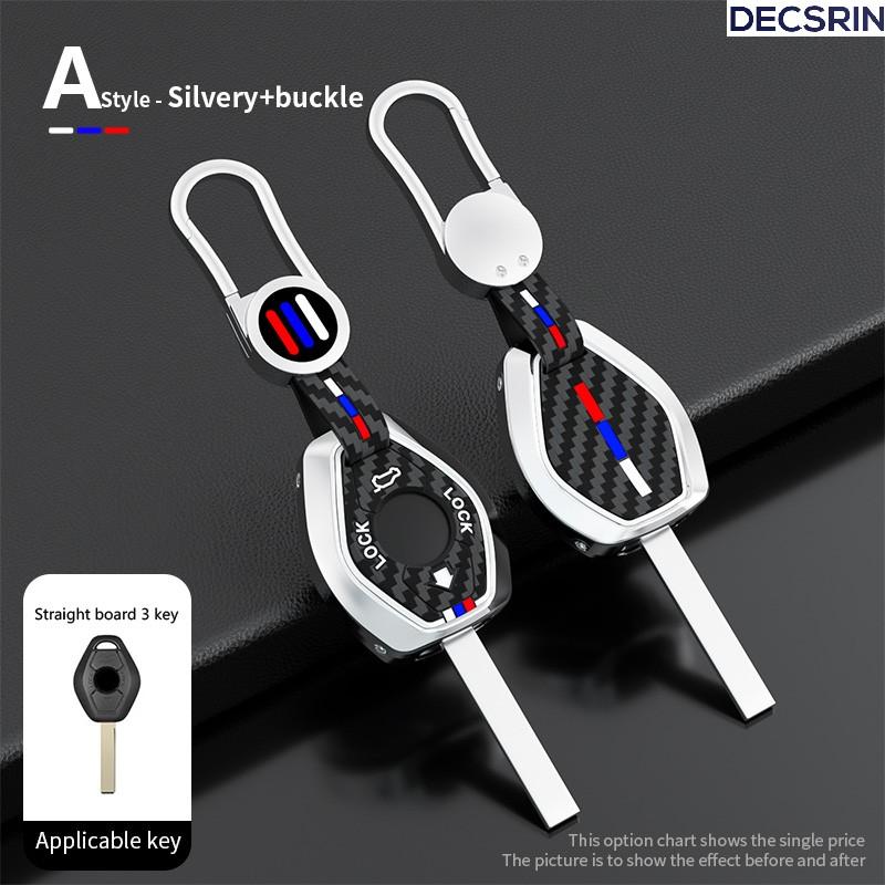 Car Key Case Cover Shell Fob Holder for BMW 3 5 7 Series X5 E53 X3 F83 E46 E39 E38 E60 E63 E61 E64 330i Z3 Z4 E85 E86 M5 325i