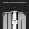 2025 Durable 20" Carry-on Aluminum Suitcase with Universal Wheels for Men and Women