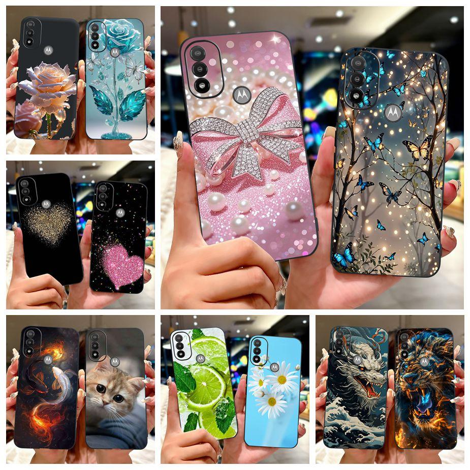 For Motorola Moto E20 E30 E40 Case Luxury Painted Cover Soft Silicone Phone Case For Motorola E20 E 30 40 MotoE30 MotoE40 Fundas