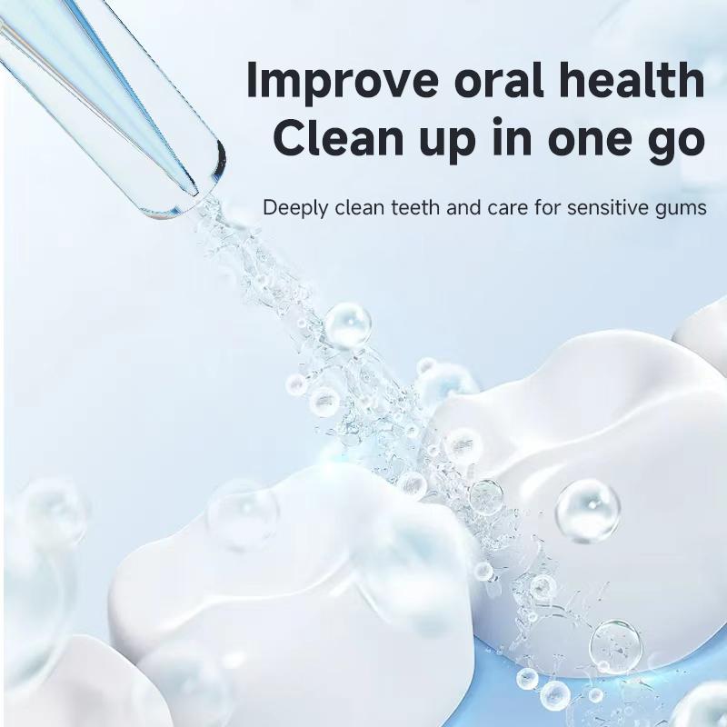 מנקה שיניים לניקוי שיניים חכם חשמלי חכם לפה 4 סילונים 3 מצבים נטענת.