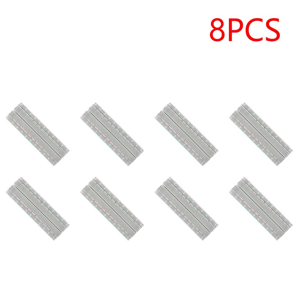 Breadboard 830 Punkte Hohlraumplatinen Lötlose Universelle Experimentierplatinen Verbindbar für Schaltungsaufbau und Inbetriebnahme