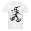 Funny Beer And Goat Unisexs Printed Tshirt Unisex T Shirtanime