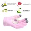 Touchscreen-Handschuhe Damen Winter Warm Verdickt Rutschfest Fahren Outdoor Vollfingerhandschuhe Gel
