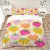 3pcs Strawberry Pattern Bedding Set, Breathable And Soft, Suitable for All Seasons Machine Washable, Suitable for Bedroom Decoration,yy250822139