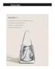 High-Gloss Dopamine Trend Tote: Mirror-Finish Textured Shell Handbag
