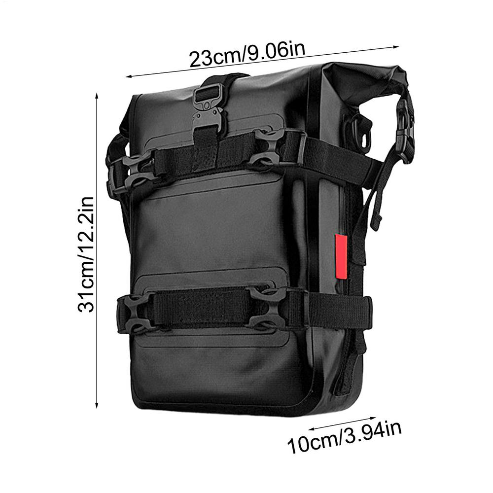 Motorcycle Bumper Bag Tools Pouch Crash Bar Pouch Frame Bag Luggage Pack Frame Crash Bar Bag Waterproof Motor Side Bags чёрный