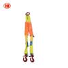 2t 1.6m two-leg polyester sling with 320a hooks, zelená