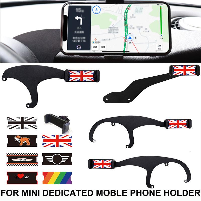For MINI Cooper R55 R56 R60 F54 F55 F56 F60 R50 R52 R53 08-20 Car Mount Phone Holder Mobile Phone GPS Holder Bracket Clamp Clip