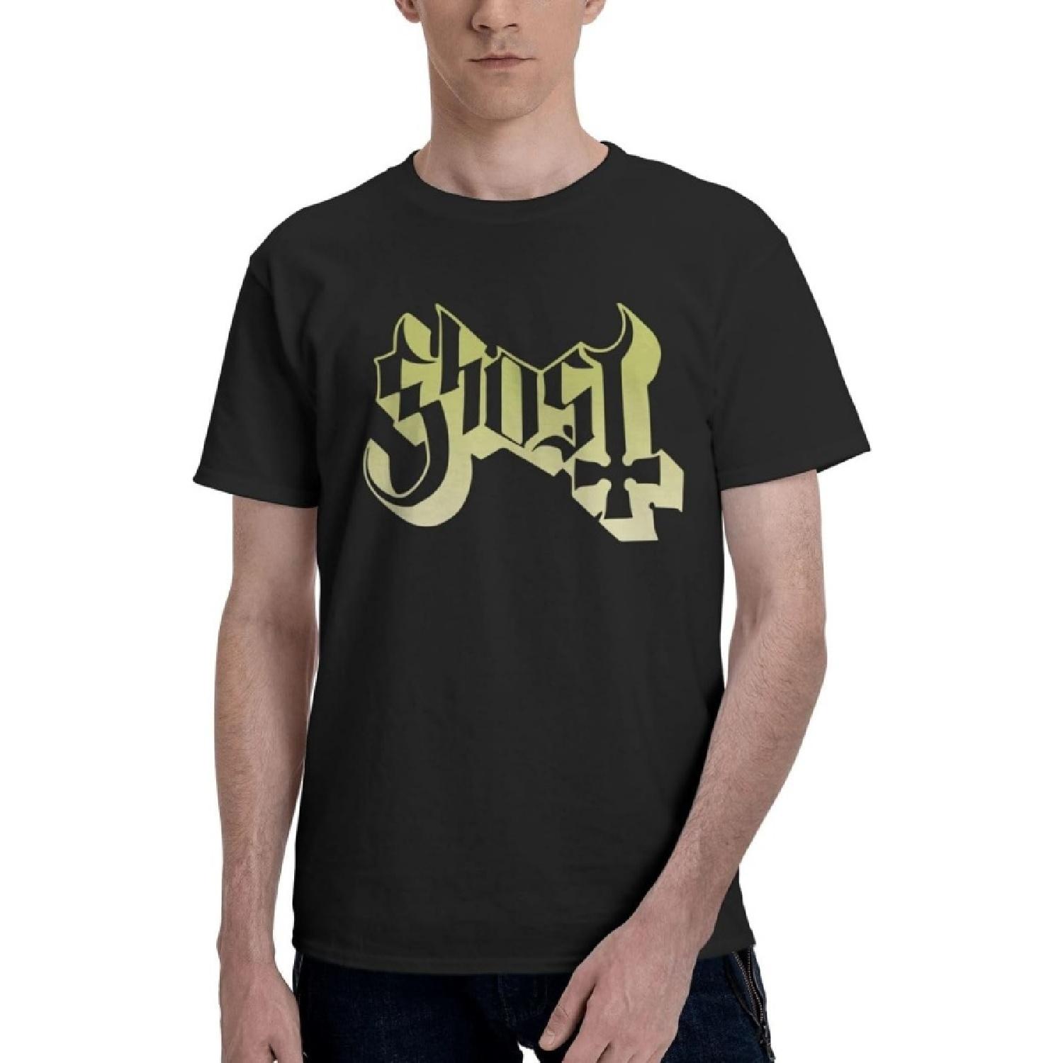 KaKPBu Ghost Meliora Mens T-Shirt Crewneck T Shirt Short Sleeve Tee Graphic Tee Undershirts S