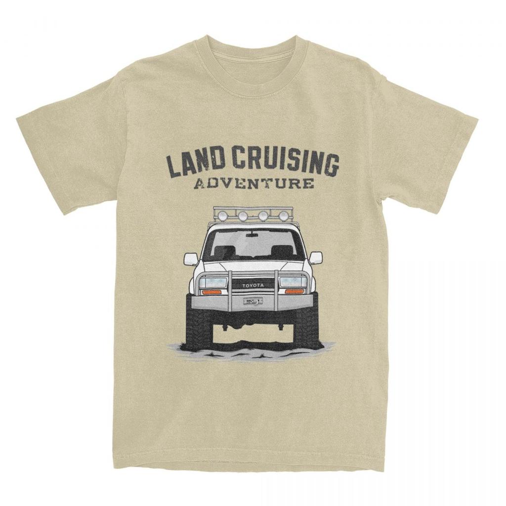 Land Cruiser FJ 80 Series T-Shirts Men Women 100% Cotton Off Road FJ80 Car Landcruising Adventure Tee Shirt Graphic Clothing