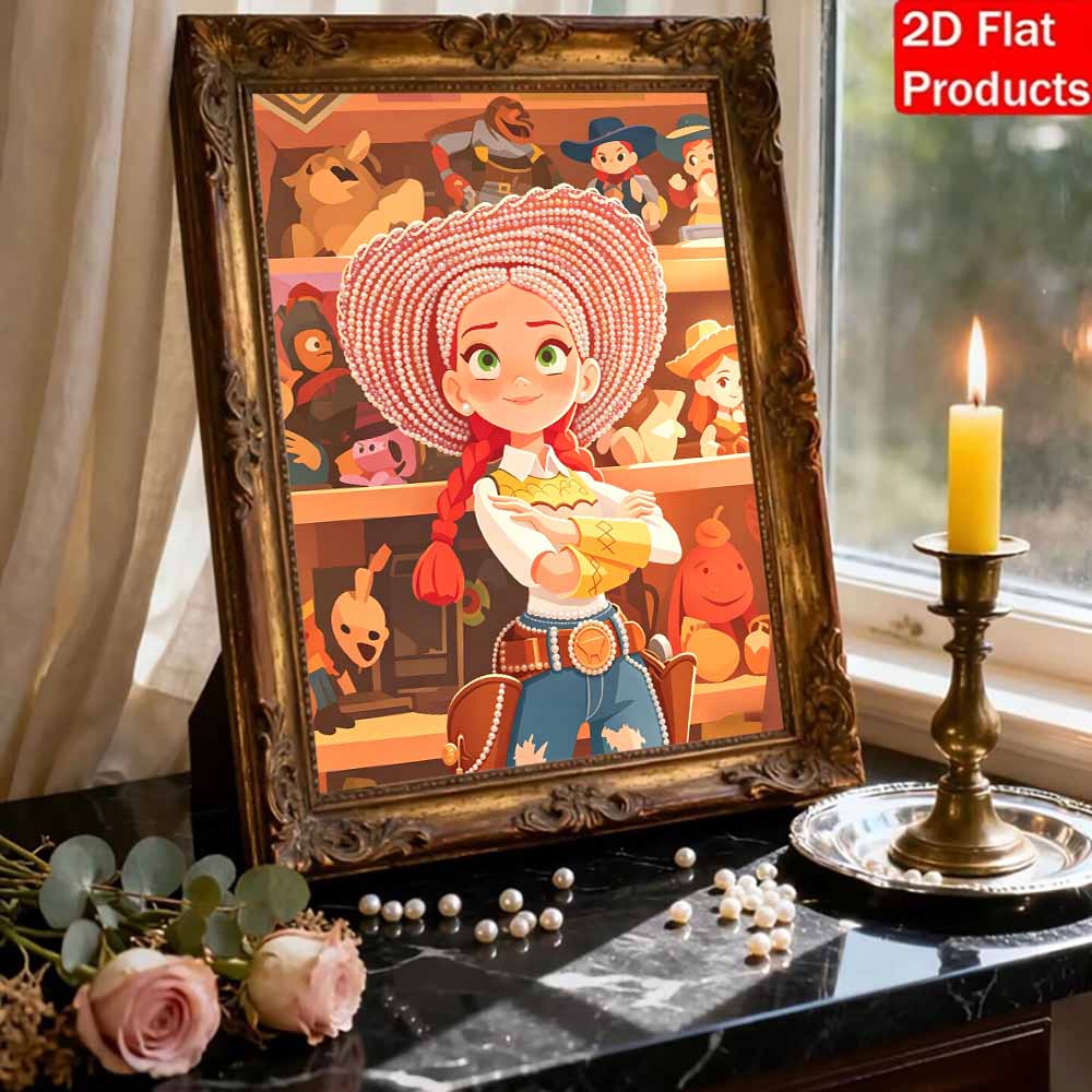 Disney Pearl Painting Toy Story Cowboy Hat Trish Art Kit Adult Beginner Home Wall Decor Special Shape