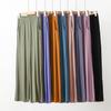 Spring Summer Autumn Solid Colour 8XL Straight Pants with Pockets Elastic Waist Loose Trousers Casual Loose High Waist Trousers Casual Yoga Trousers